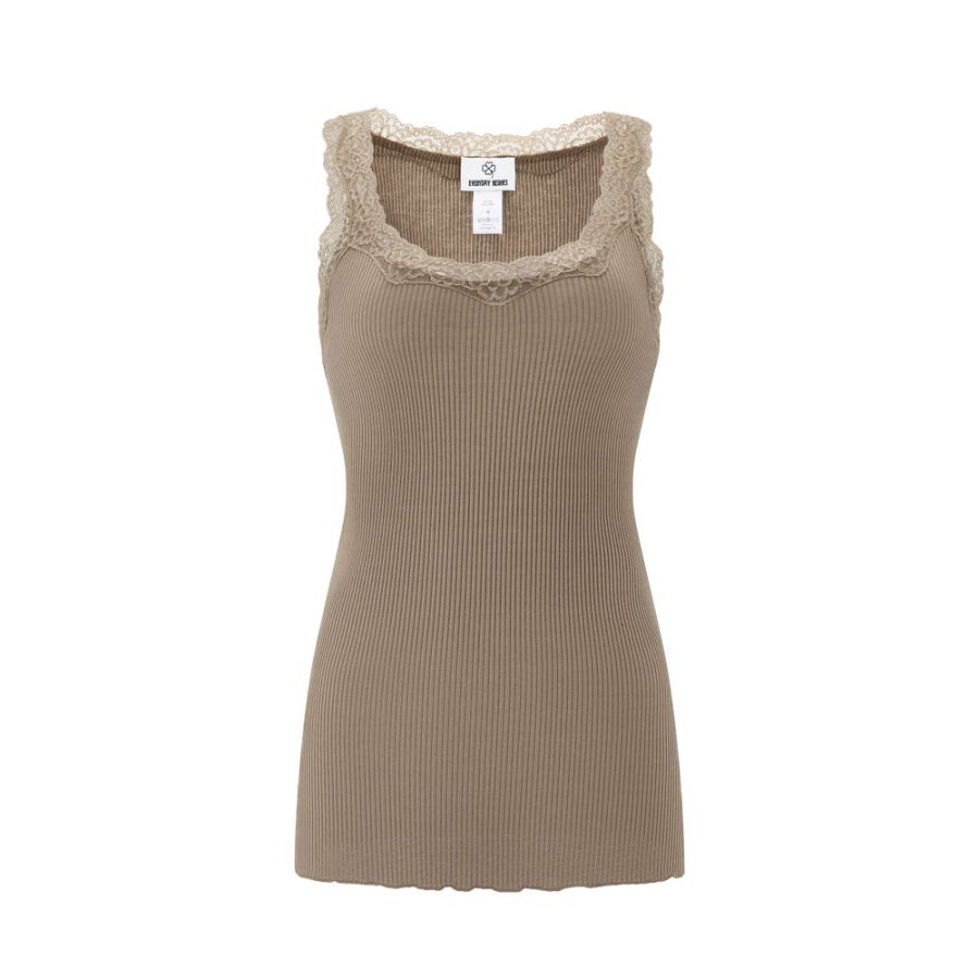 Everyday Heroes Top med Blonde Mørk Taupe