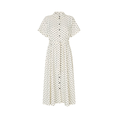 Lollys Laundry Blake Midi Kjole Dot Print