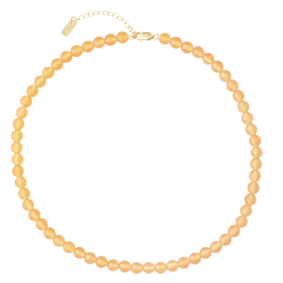 House of Vincent Candy Coral Papaya Halskæde Orange