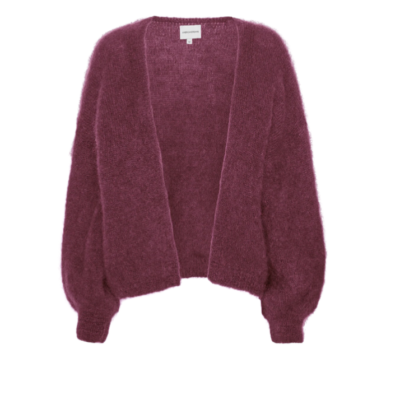 American Dreams Lee Short Cardigan Bordeaux