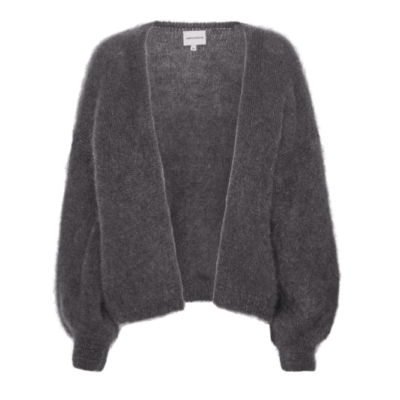 American Dreams Lee Short Cardigan Grå