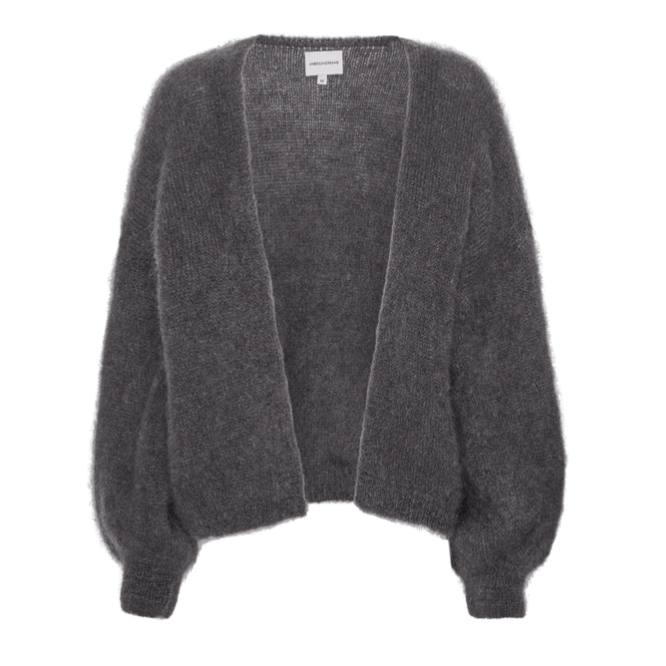 American Dreams Lee Short Cardigan Grå