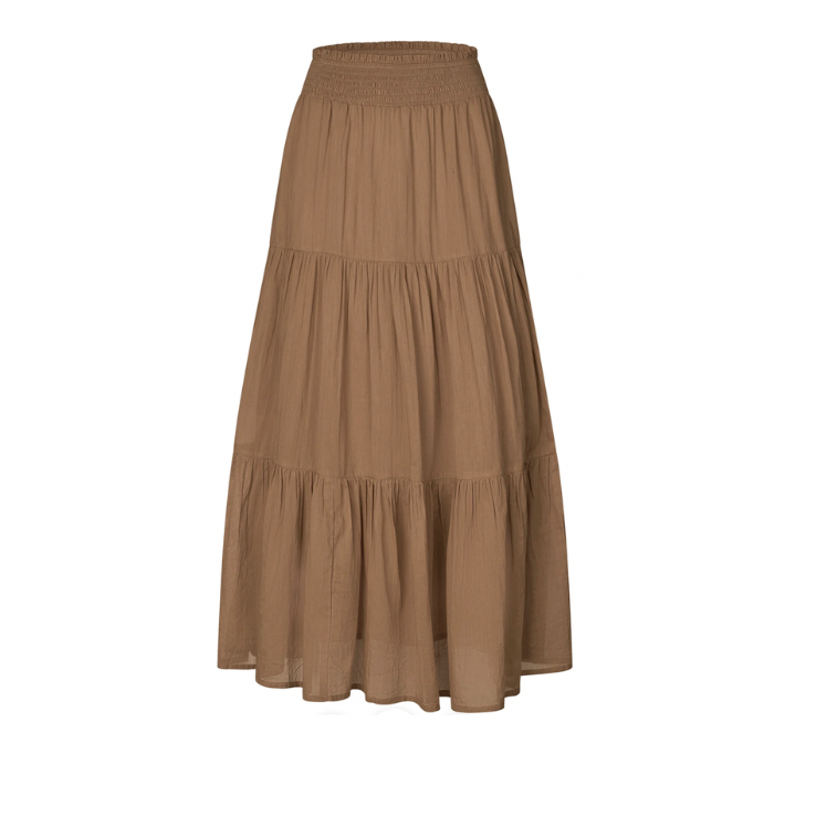 Lollys Laundry Diamond Maxi Nederdel Camel