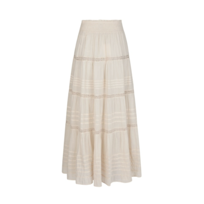 Neo Noir Felicia S Voile Nederdel Ivory