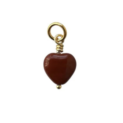 Pico French Heart Vedhæng Brun