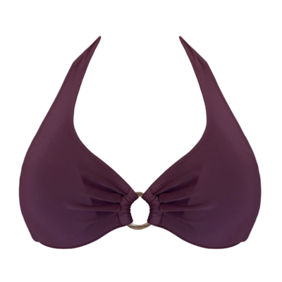 Kaanda Sangria Soul Halter Bikini Top