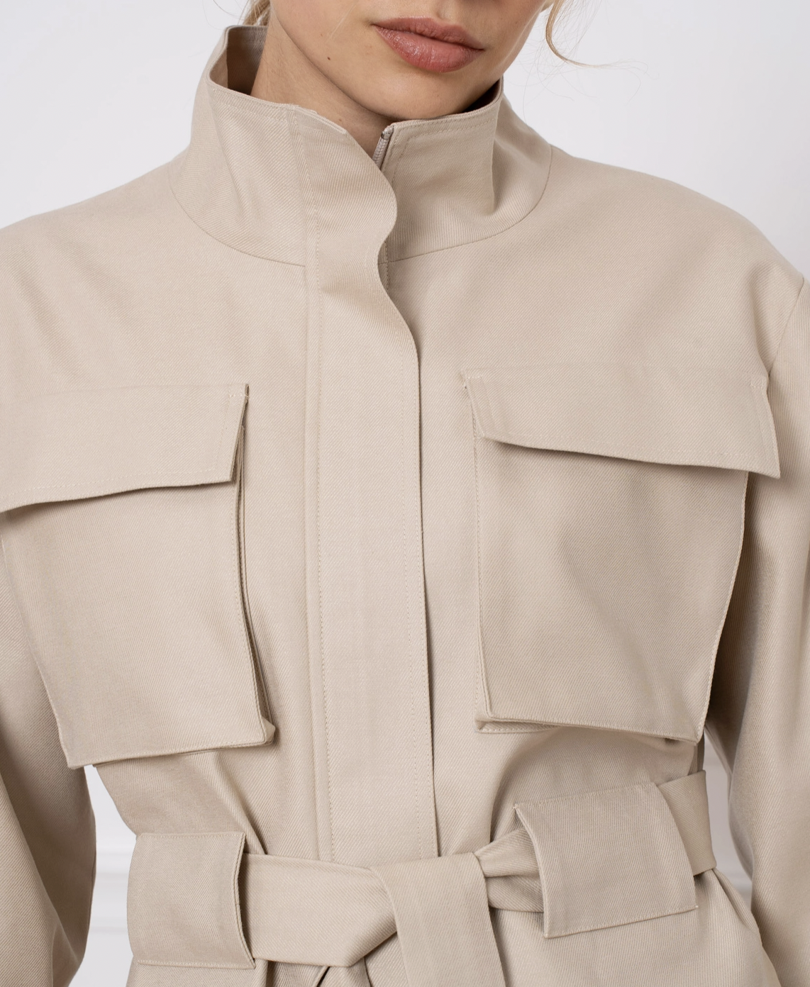 Saharienne Safarijakke Beige - Billede 2