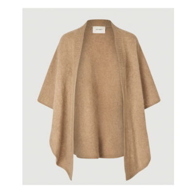Six Ames Sanne Strik Sjal Creme Brulee Beige