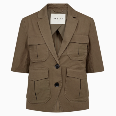 Ivy Copenhagen Katee Kortærmet Blazer Brun