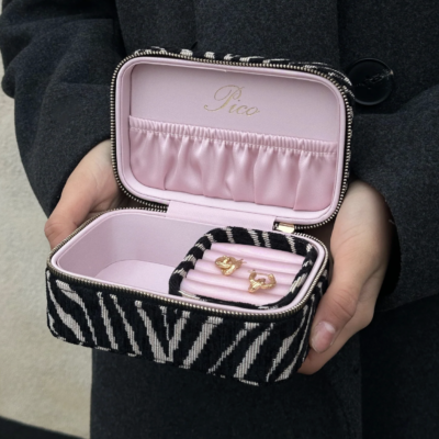 Pico Stor Trinket Smykke Æske Black Zebra