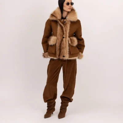 Urbancode (BJ20372) Vendbar Jakke Tan