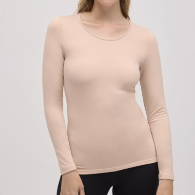 Ysabel Mora Langeærmet Termobluse Nude