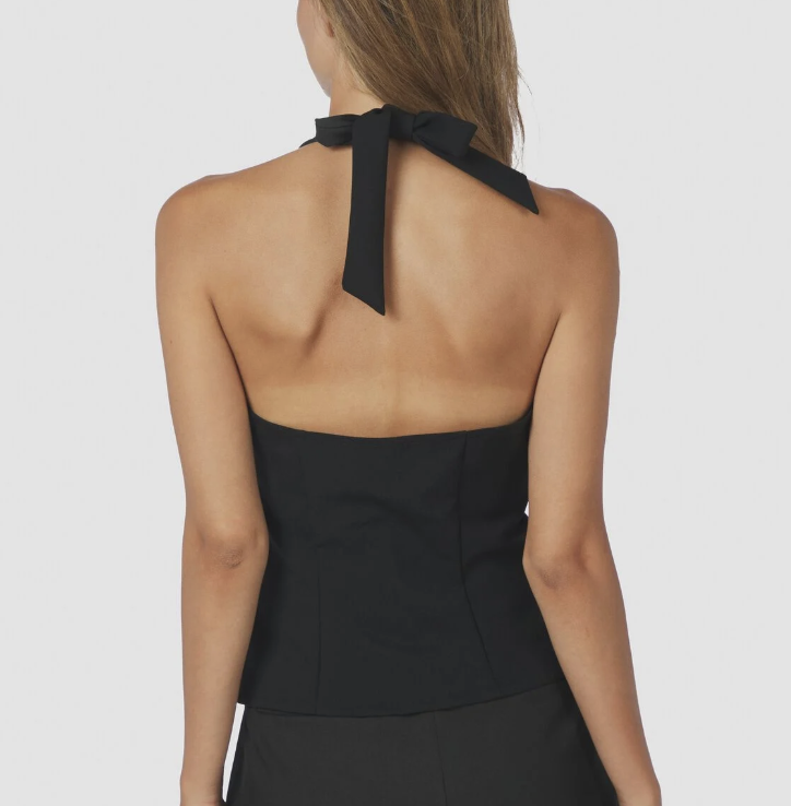 Neo Noir Rafla Stretchy Top Sort - Billede 2