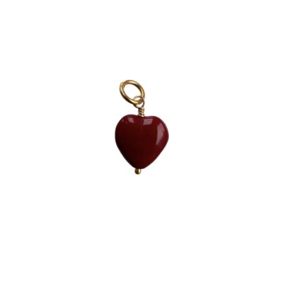Pico French Heart Pendant Wine
